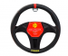 Black & Red PU Steering wheel Covers